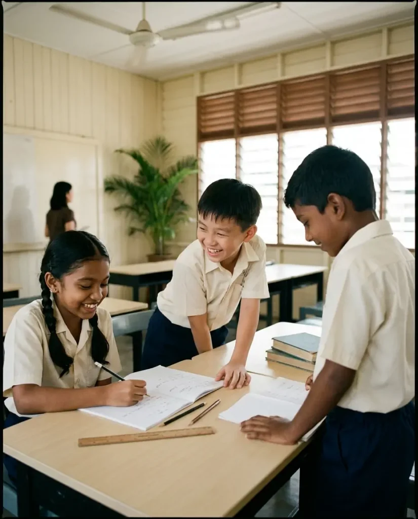 lifestyle students classroom
